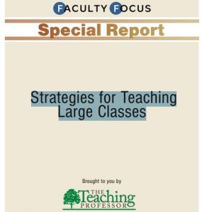 Strategies for teaching Large classes
